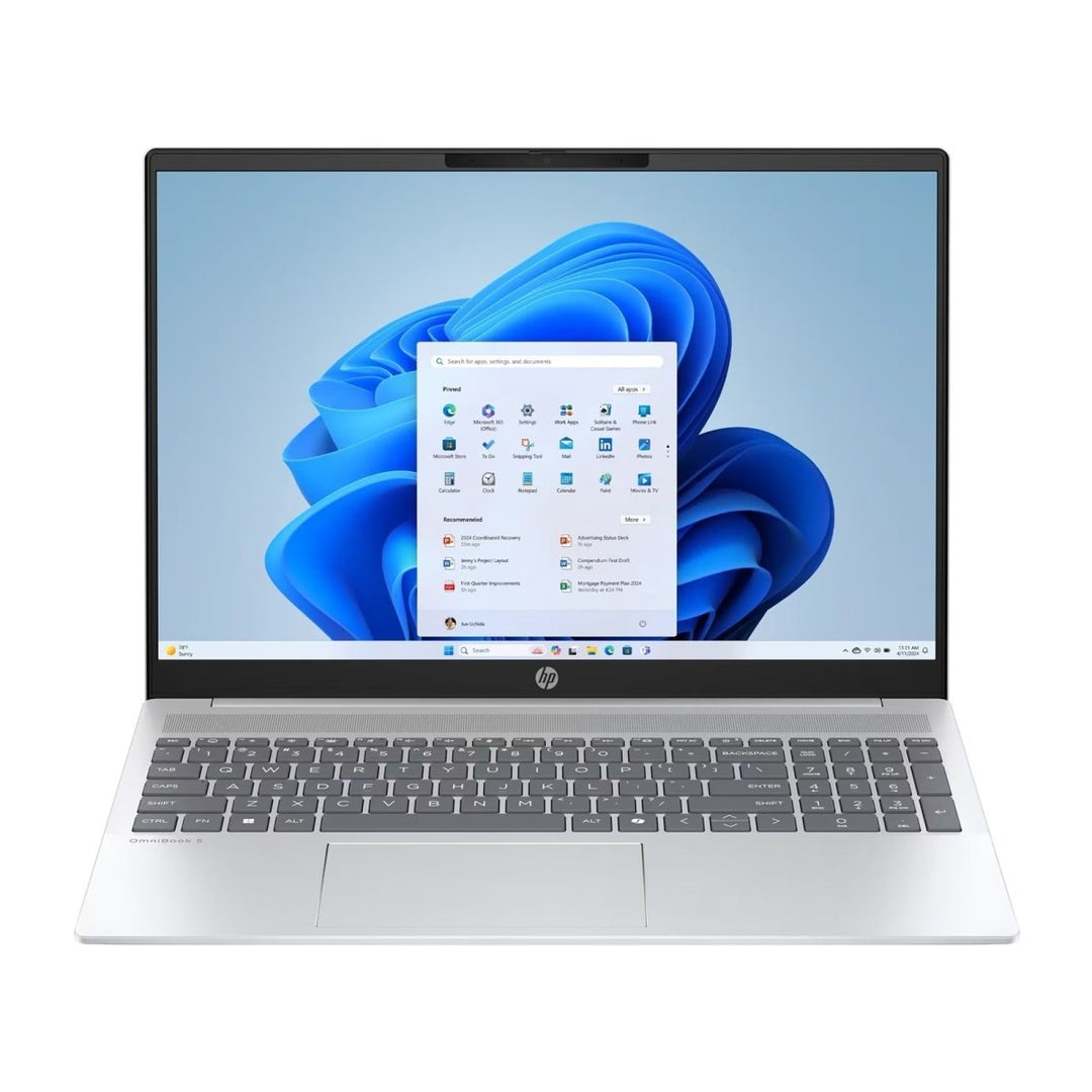 HP OmniBook 5 BH3G3EAABU Laptop, 16 Inch 2K 1920 x 1200 IPS Screen, AMD Ryzen 5 8540U, 16GB RAM, 512GB SSD, AMD Radeon 740M Graphics, Windows 11 Home