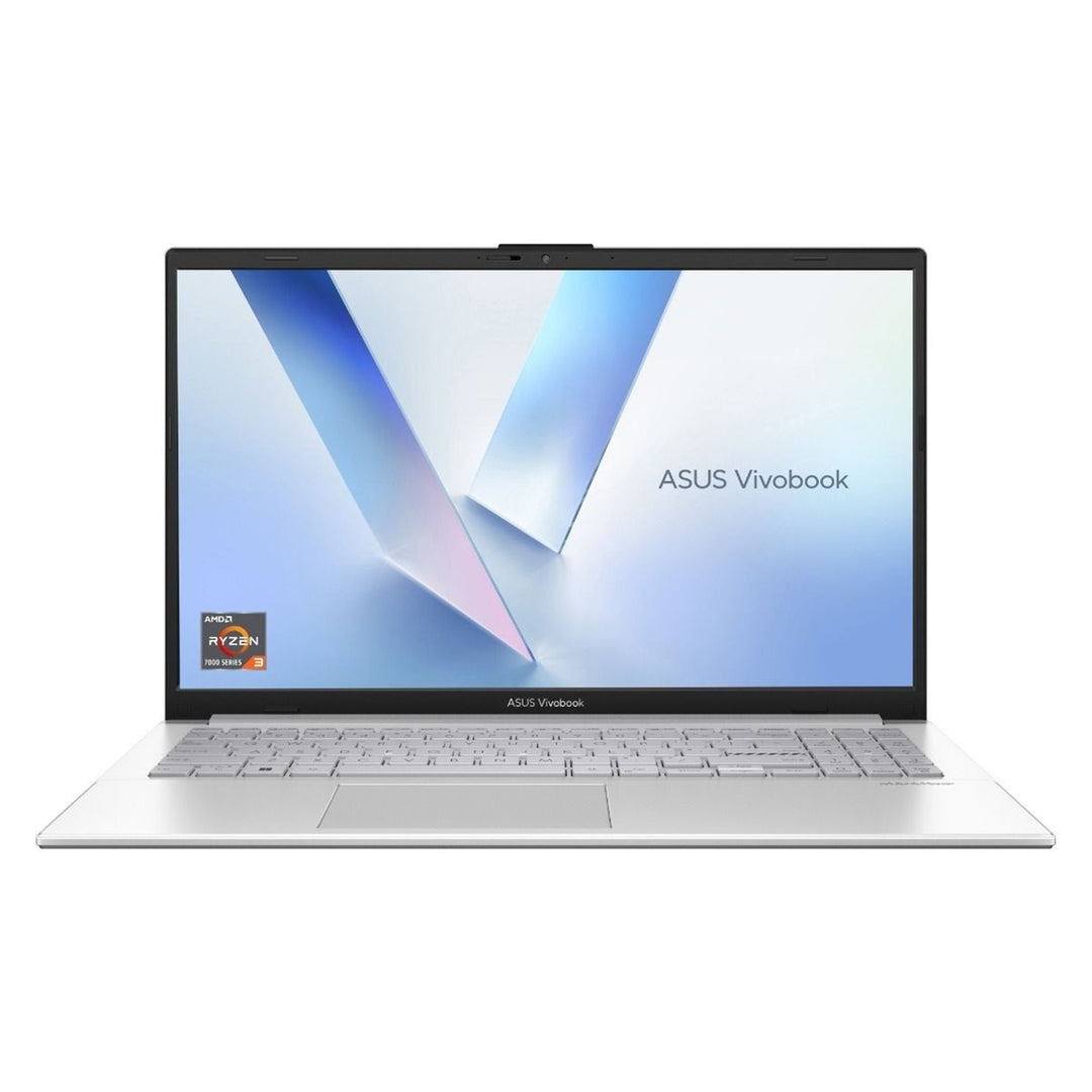 ASUS Vivobook Go 15 Laptop, 15.6 Inch Full HD Screen, AMD Ryzen 3 7320U Processor, 8GB RAM, 512GB SSD, Windows 11 Home, Silver