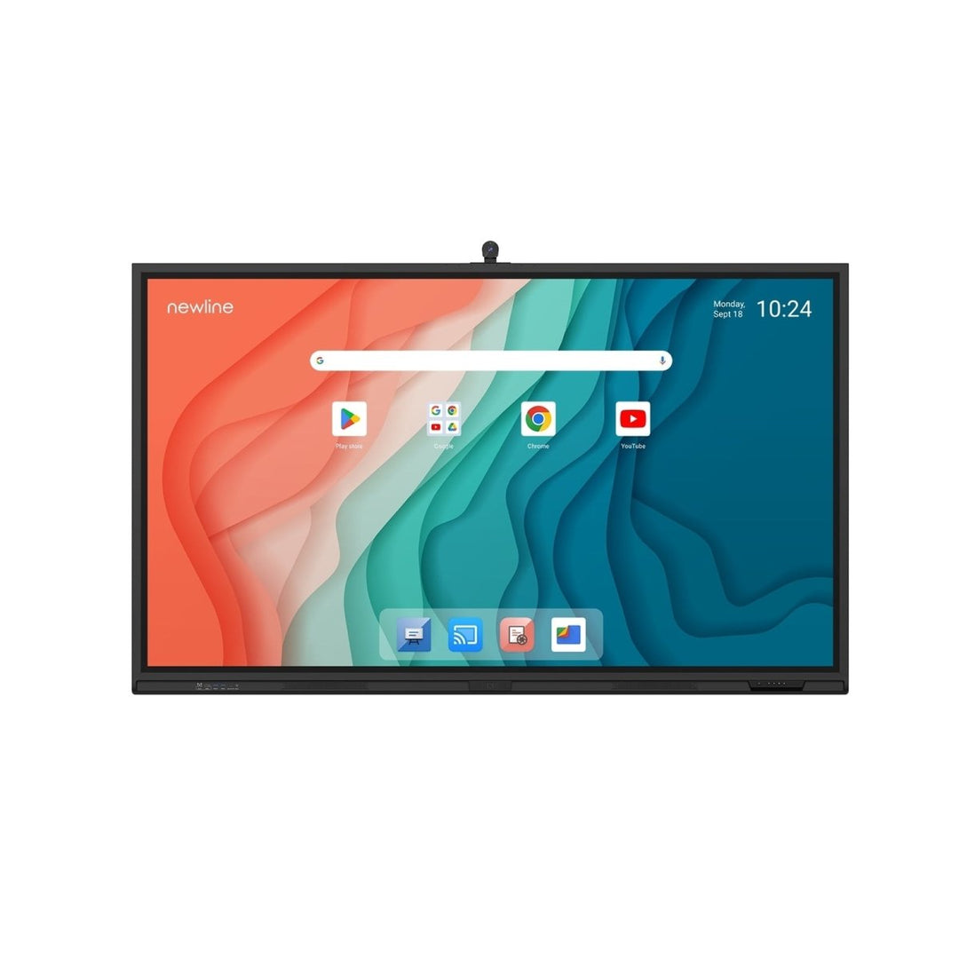 Newline TT - 6523QCA+ ELARA PRO 65", IR TOUCH, ANDROID 13 EDLA, USB - C (100watt), BYOM, CAST+, DM+, CAM, MIC, SUB (20W), NFC